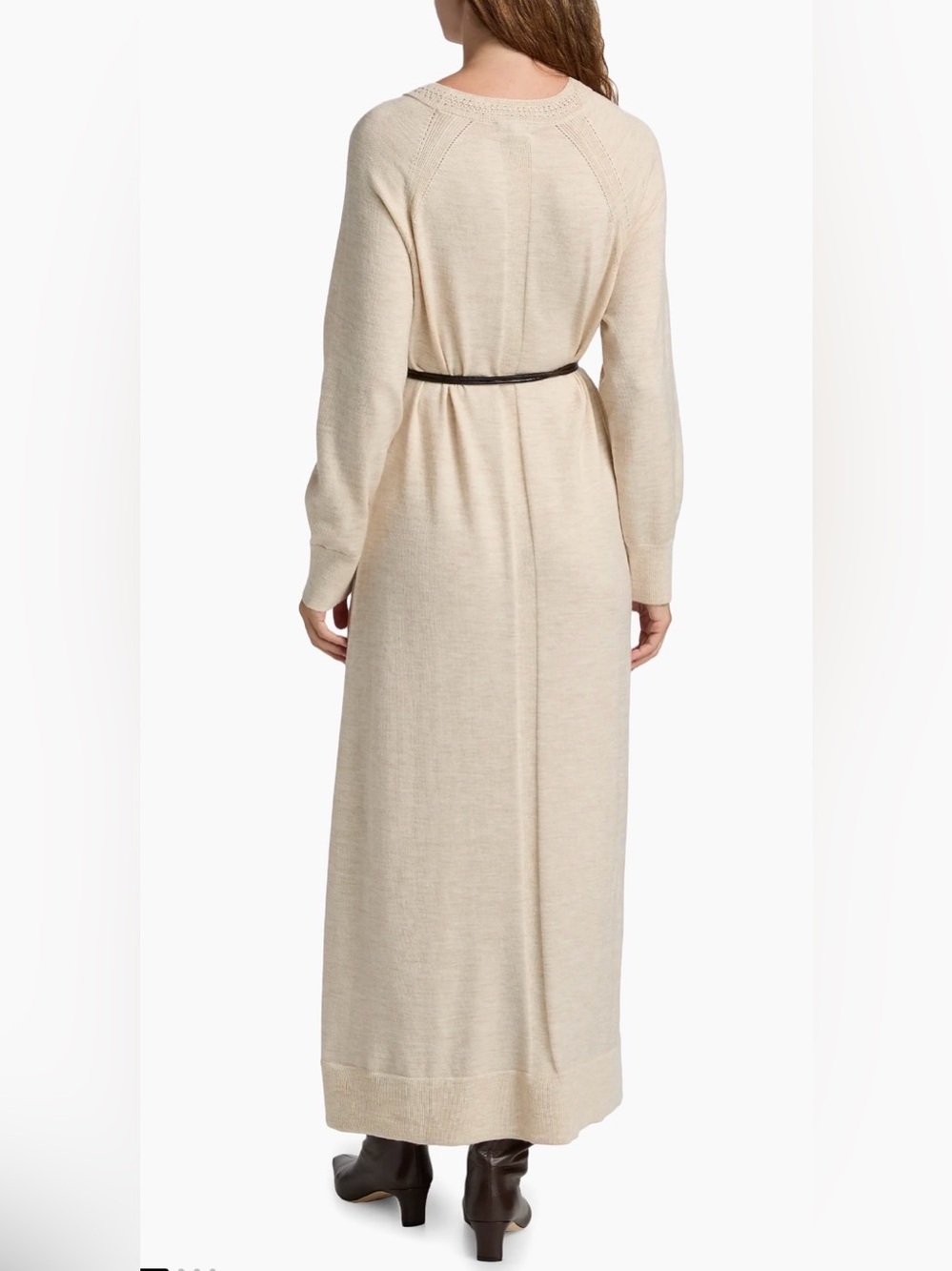 rag & bone Loren Wool-Blend Self-Belt Maxi Dress - Picture 3 of 14